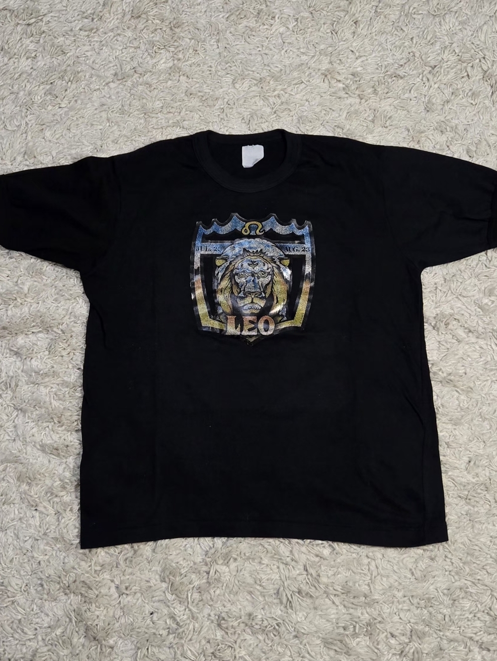 VTG 80s Leo Astrology Ringer L